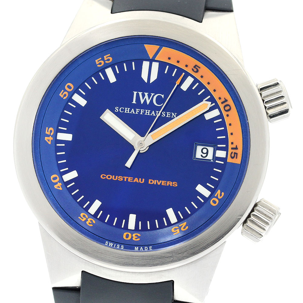 IWC IWC SCHAFFHAUSEN IW354806 アクアタイマー クストーダイバーズ 世界限定1953本 自動巻き メンズ 保証書付き_896073【中古】