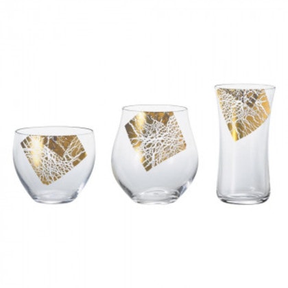 クラフトサケグラス金羅凛 酒器三種揃え S6312