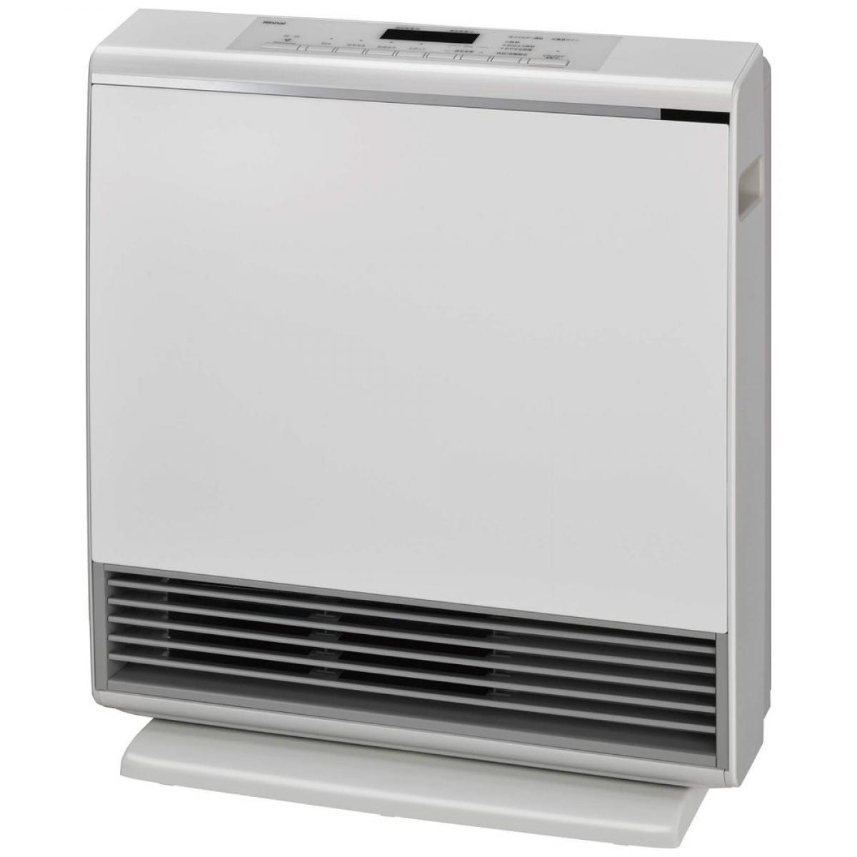 リンナイ(Rinnai) ガスファンヒーター A-style(エースタイル) RC-A4401NP-MW マットホワイト 【LPガス用】　速暖 プラズマクラスターcm　裏貼