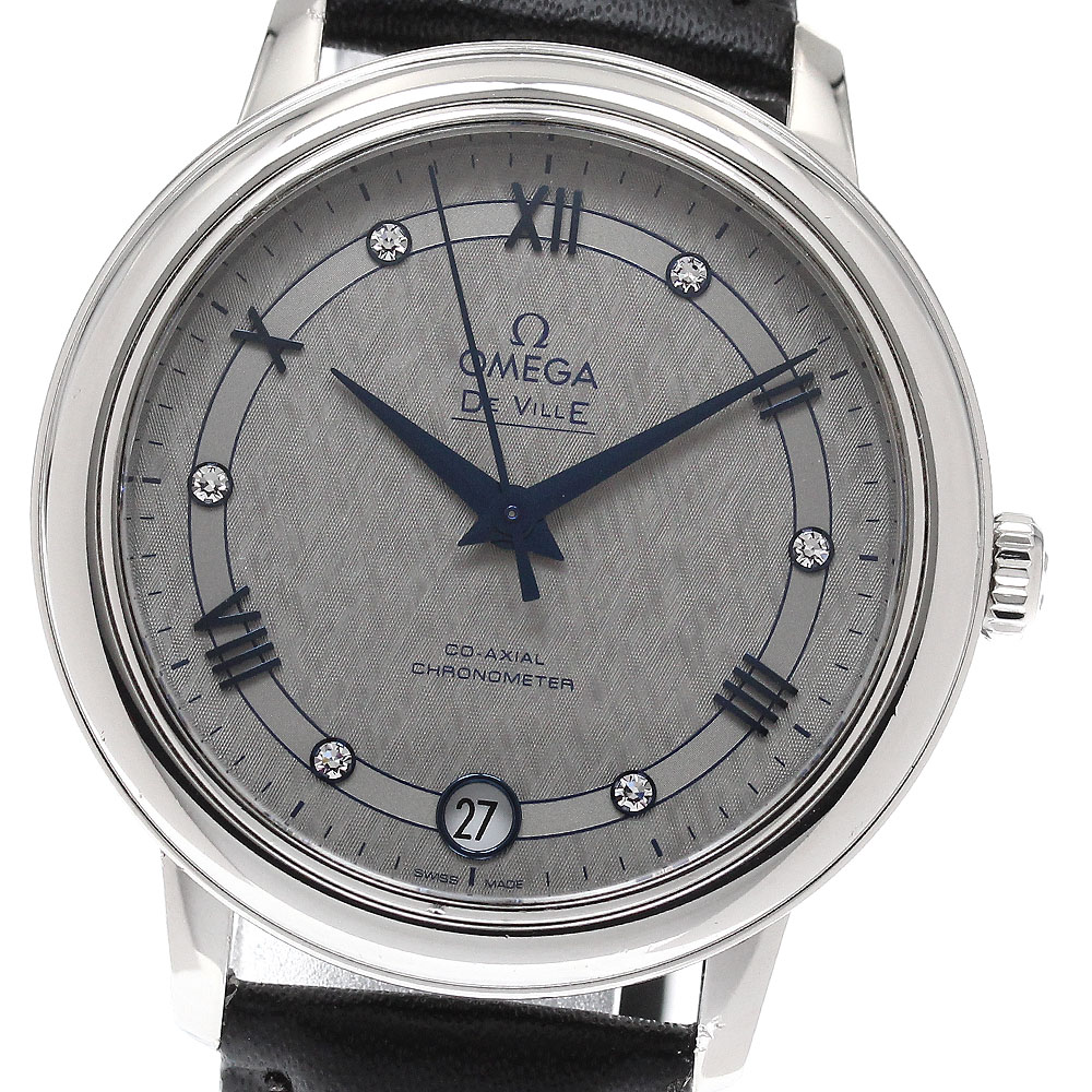 オメガ OMEGA 424.13.33.20.56.002 デビル プレステージ 6Pダイヤ 自動巻き レディース _950366【中古】