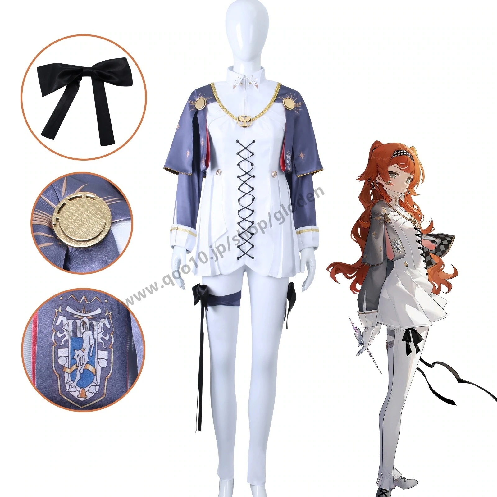 【短納期】超低価 格2025コスプレ ハロウィン リバース:1999 Sonetto コスプレ衣装 変装 仮装 コスチューム 文化祭 学園祭 ハロウィン 制服