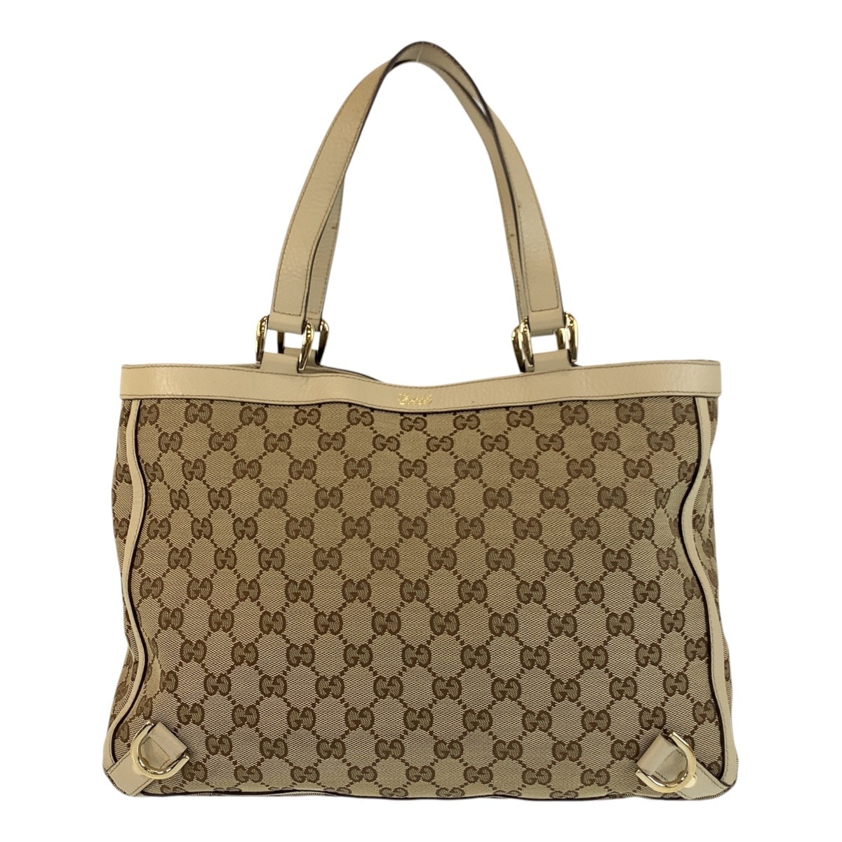 ベージュ ゴールド金具 GGキャンバス/レザー 170004 トートバッグ ショルダーバッグ レディース 502238