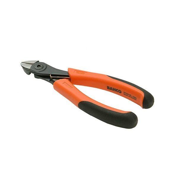 BAHCO 2101G-180 強力型軟・硬線両用ニッパー (銅線切断Φ4.0mm 全長180mm) メーカー直送