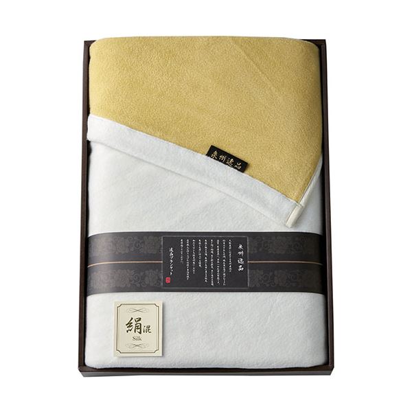 泉州逸品シルク＆綿毛布(毛羽部分)1P/リバーシブル) IPPIN-01150 泉州逸品シルク＆綿毛布(毛羽部分)1P/リバーシブル) IPPIN-01150