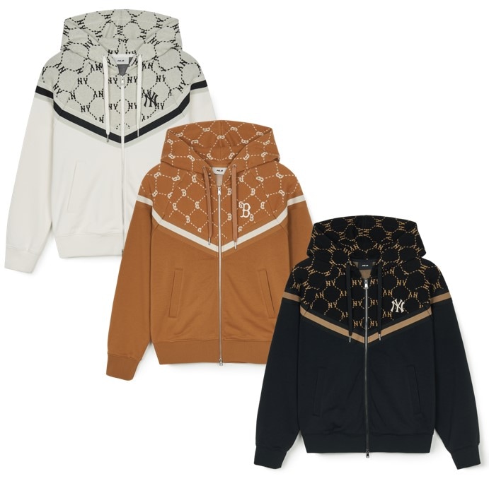 DIA MONOGRAM JAQUARD HOOD JIP UP