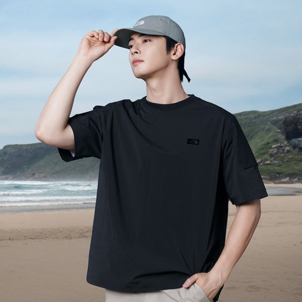 [ノースフェイス公式] NT7UR25D メンズフロスト半袖Tシャツ_ネイビー