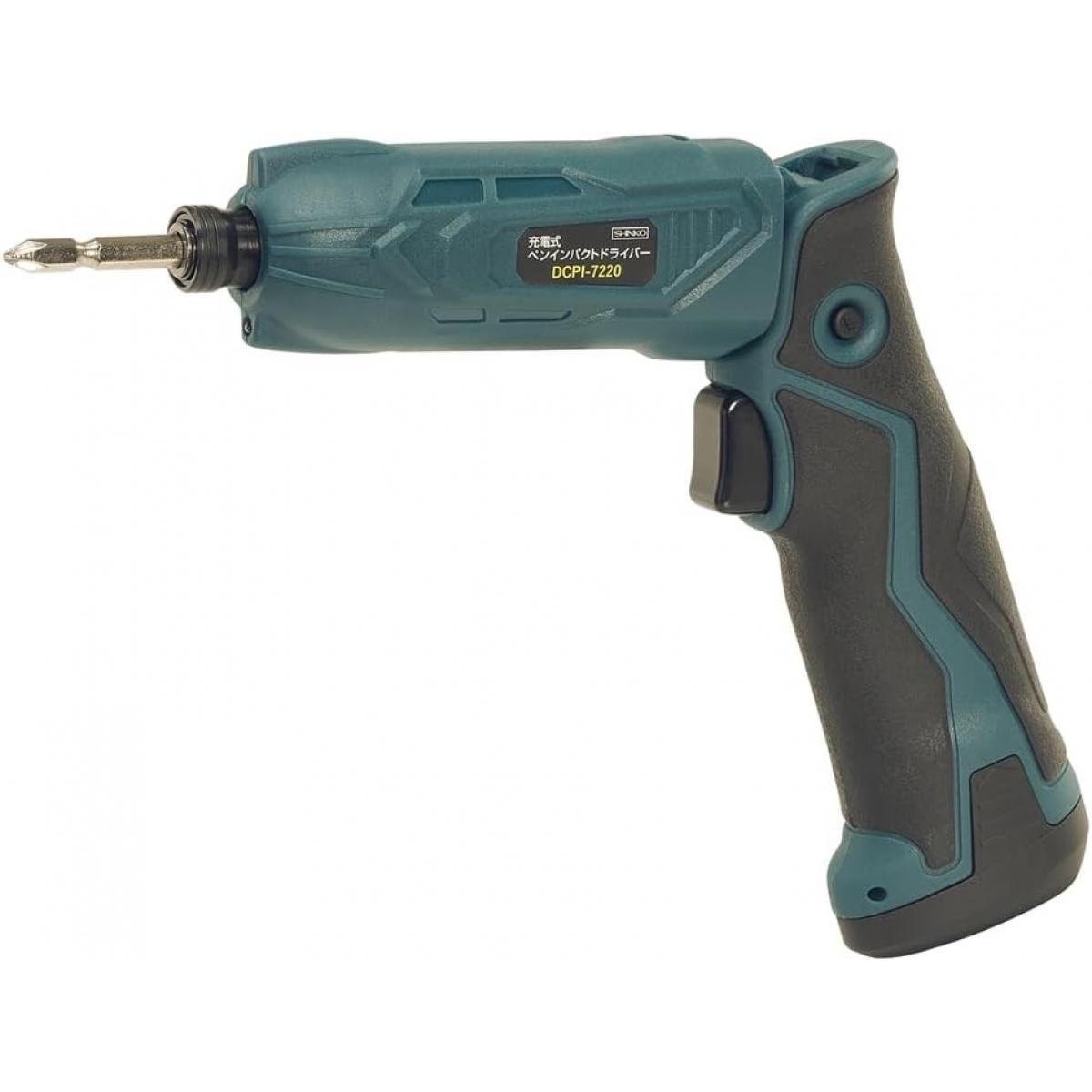 新興 新興製作所 充電式ペンインパクトドライバー DCPI-7220 ペンインパクト ペン型 インパクトドライバー 穴あけ ネジ締め 軽量 細身