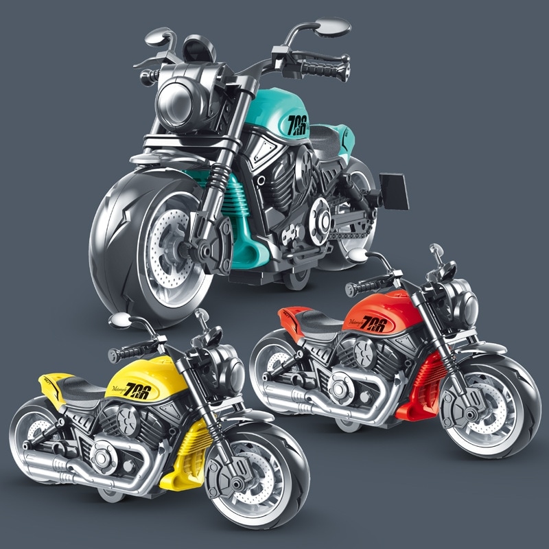 大きな慣性車鉄オートバイおもちゃ子供用シミュレーションカーモデル装飾品ベビーレーシングボーイギフト
