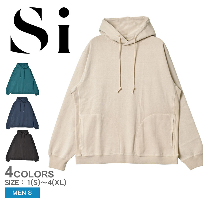 エスアイ モス ステッチ ピグメント フーディー 10822302 メンズ ウエア トップス フード プルオーバー アウトドア レジャー シンプル カジュアル 長袖 おしゃれ ベーシック 定番 無地