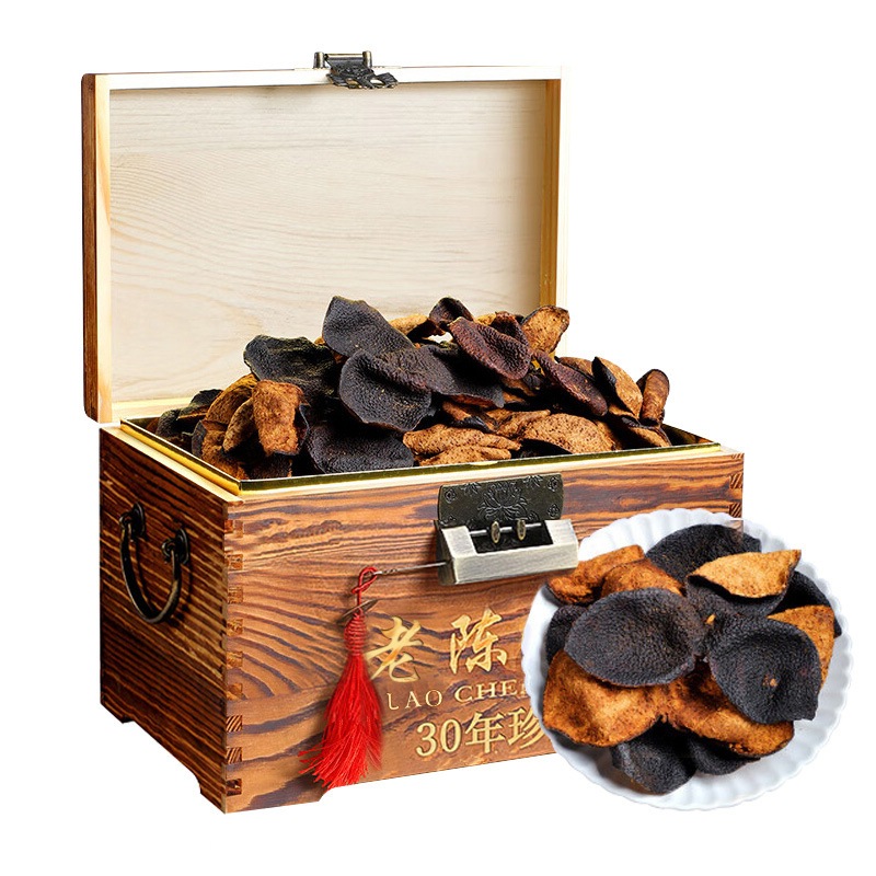 本物のティータンジェリンピール30年前のタンジェリンピールはタンジェリンピールを乾燥させるためのギフトボックスを生産しました