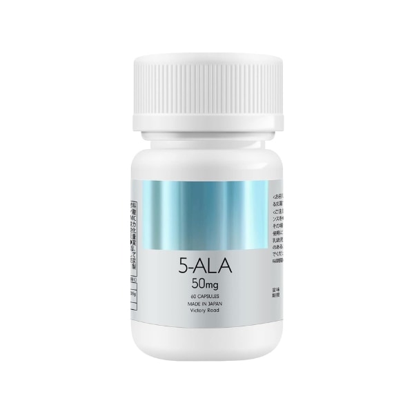 5-ALA 3000mg ネオファーマジャパン製 ALA 100%使用 二酸化チタン不使用 サプリメント 1カプセル 50mg 配合 国産 5-アミノレブリン酸 アミン酸 60カプセル （約60日分）