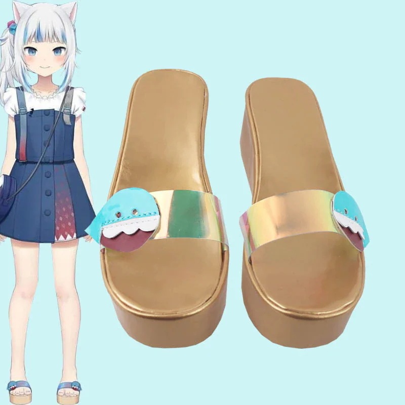 バーチャル　ホロライブ　がうるぐら　YouTuber　Vtuber　コスプレ　靴　ブーツ