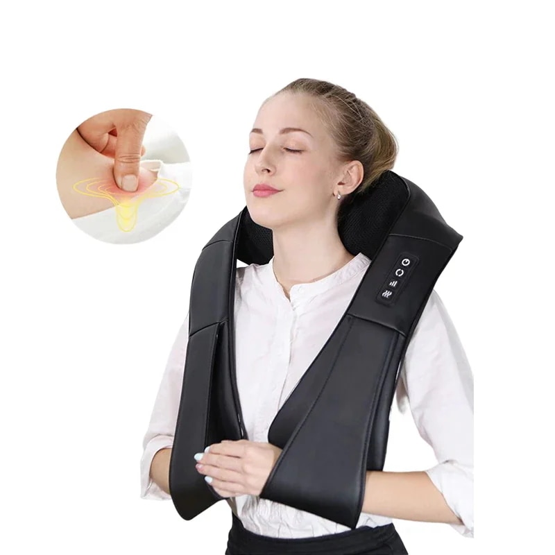 頭が痛いマッサージ器ローラー韓国インテリアダイエット器具首マッサージ枕 筋膜ローラーマッサージベルト韓国インテリアダイエット器具首リリース筋トレ ネックピロー 頭痛 メガ割首のマッサージ30%までに制