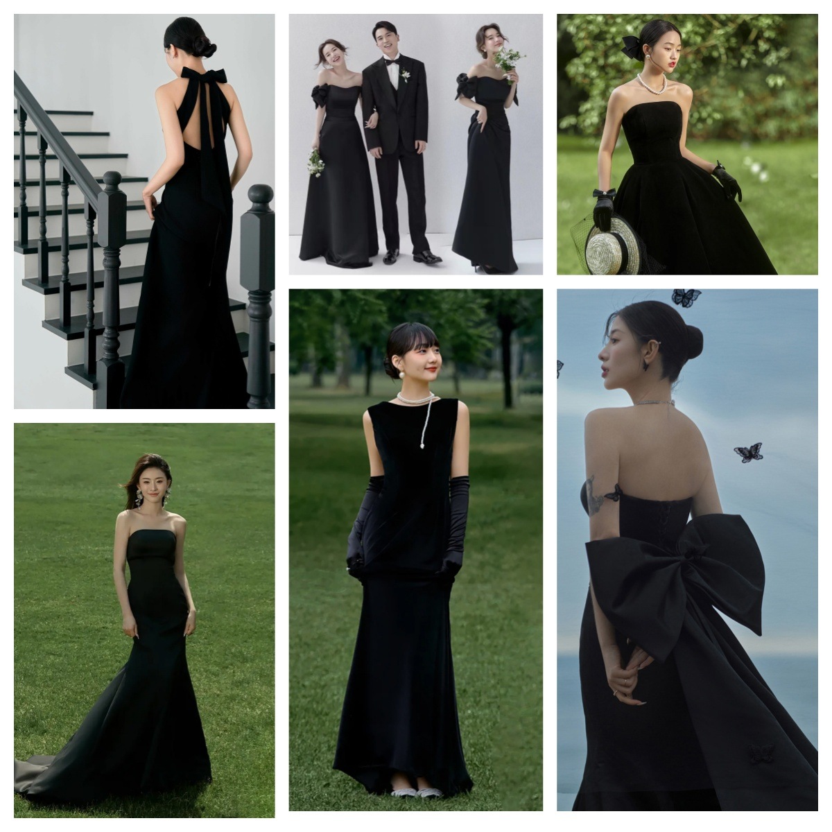 2025パーティーイベントドレス新品追加パーティドレスウェディングドレス黒 パーティードレス 結婚式二次会 半袖 ホルターネックドレス 前撮りワンピース Aライン マーメイド 花嫁ロングドレスお呼ば