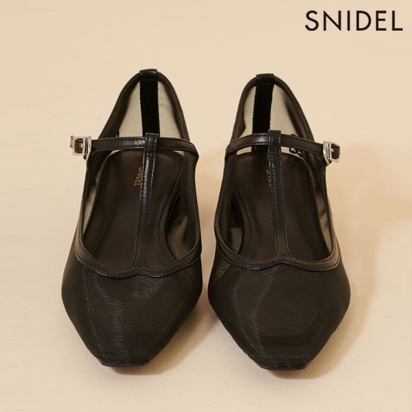 【即納】 スナイデル SNIDEL シューズ 25秋冬 シアーローヒールパンプス 小物 サンダル パンプス swgs254622