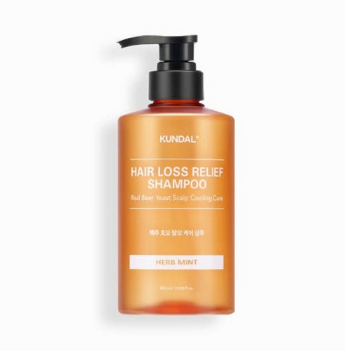 クンダルビール酵母脱毛シャンプーハーブミントフレーバー500ml香りのあるしっとりした髪の栄養供給頭皮健康ヘアケアギフト