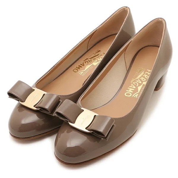 パンプス ヴァラ ブラウン レディース Salvatore Ferragamo 01B221 0740693