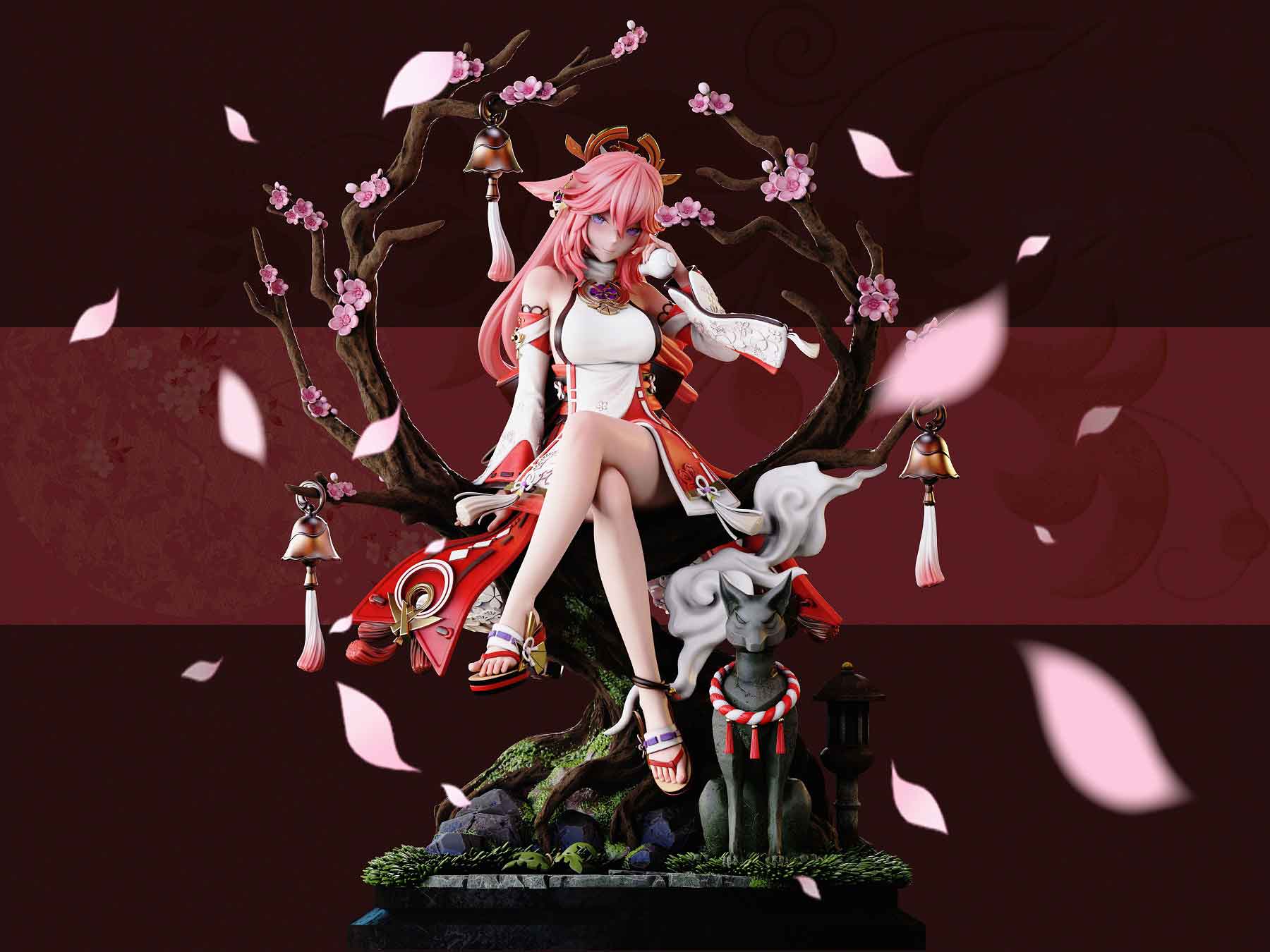 八重神子 やえみこ フィギュア 私服Ver. 1/6スケール 塗装済み完成品 ガレージキット Y.Y.I.S 限定販売 スタチュー 42,770円