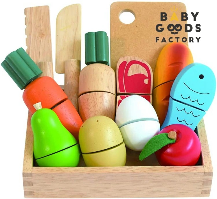 First Little Chef Ed.Inter エドインター 知育玩具 木のおもちゃ おままごと ごっこ遊び 食材 包丁 まな板 木箱 男の子 女の子 2歳 プレゼント ギフト