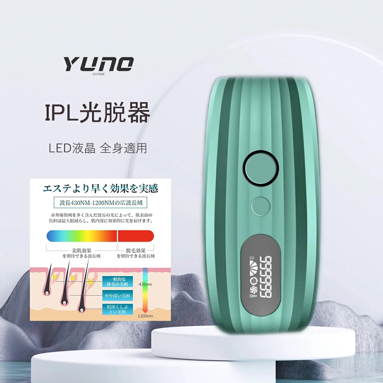 脱毛器 IPL光脱器 永久脱毛 家庭用脱毛器 自動照射 レーザー vio対応 メンズ レディース 脇 腕 足 背中 全身用 LED液晶 全身適用 人気脱毛器 母の日