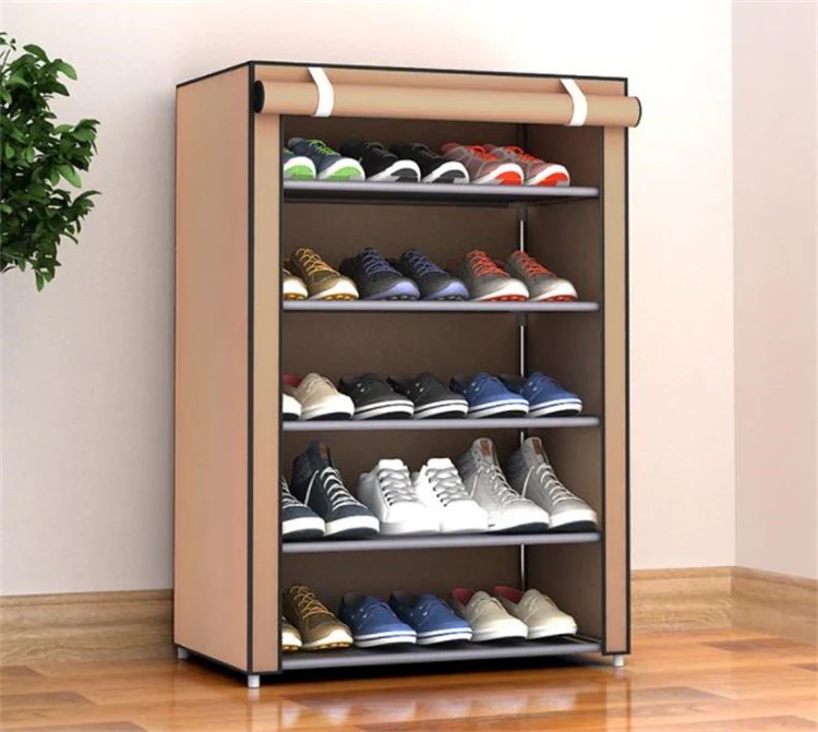 激安セール 大人気 靴棚 下駄箱 多層 防塵 家庭用 シューズラック 10段 靴収納 簡易 大容量 省スペース 学生 寮 収納 下駄箱 4,762円