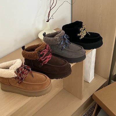 のレディースショートブーツ保温断熱厚底滑り止め背が高くなる仕事やオフィス日常日常使用に適して