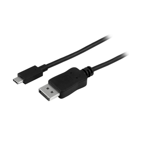 StarTech.com USB TypeC-DisplayPort 変換ディスプレイアダプタケーブル 1m 4K／60Hz ブラックCDP2DPMM1MB 1本 8,177円