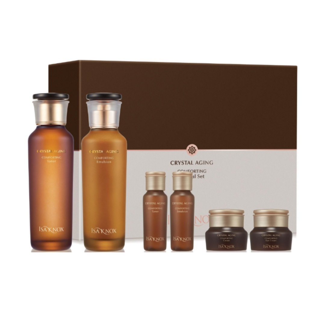 【韓国化粧品】 クリスタル AGING コンポーティング 2点 セット (+追加贈呈トナー20MLエマルジョン20MLクリーム10MLアイクリーム10ML) (スキンケア)