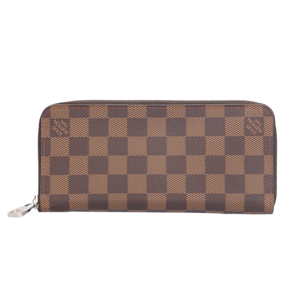 ルイヴィトン ジッピーウォレット ヴェルティカル ダミエ 長財布 ダミエキャンバス N61207 LOUIS VUITTON 中古 美品