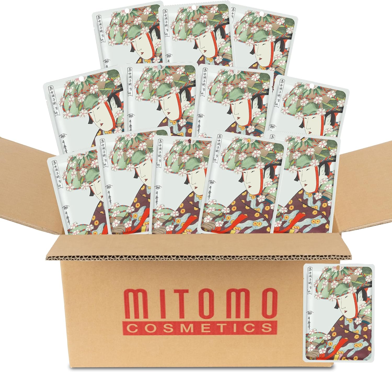 日本製 アロエ＋桜 保湿クーリング 美容シートマスク/100枚入り/美容液/スキンケア 潤いマスクパック[JPSS00604-A-2x010]