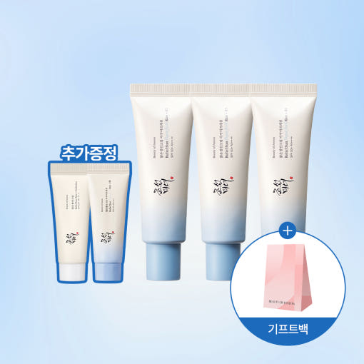 [2+1] 澄んだ米日焼け止めアクアフレッシュ50ml + ミニ日焼け止め10ml2種 + ギフトバッグ贈呈