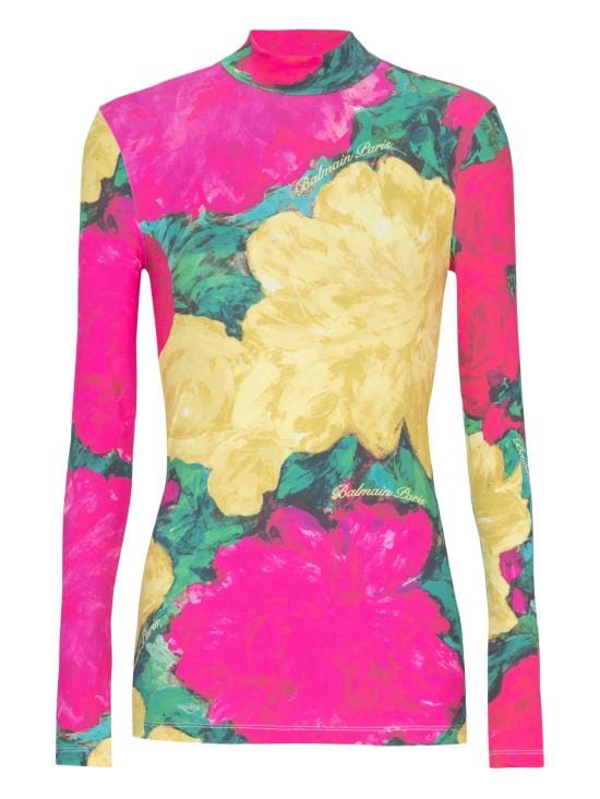 BALMAIN Women Blouses GF1EK027GF50 ULJ MultiColour