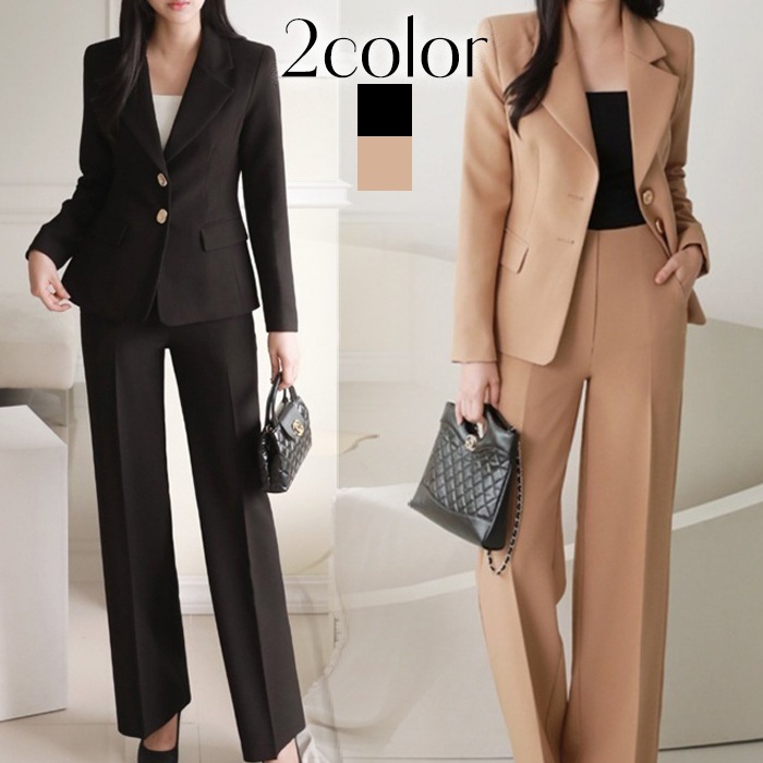 セットアップ レディース パンススーツ フォーマル 上下セット
