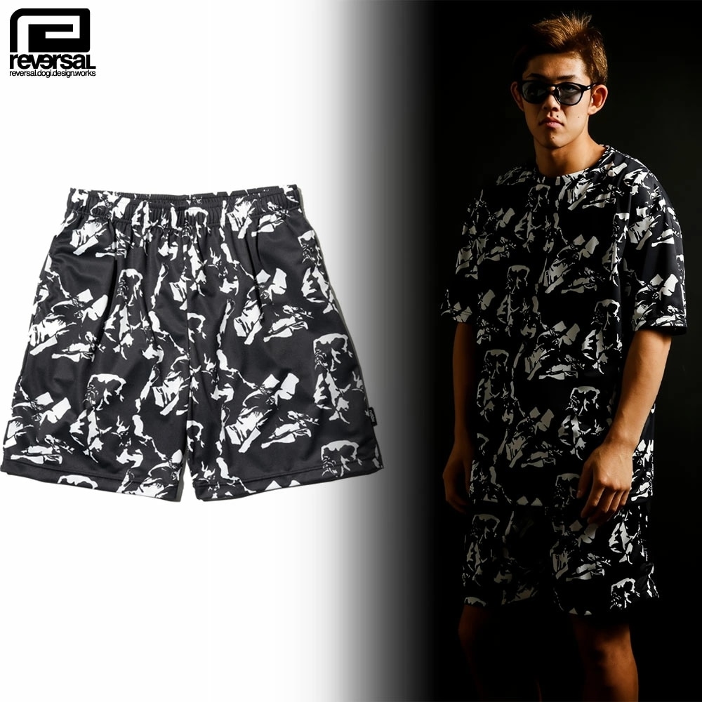 【reversal/リバーサル】ジャージショーツ ハーフパンツ/MANDARA EASY JERSEY SHORTS rv24ss505bセットアップ イージーショーツ スポーツ アクティブ トレー