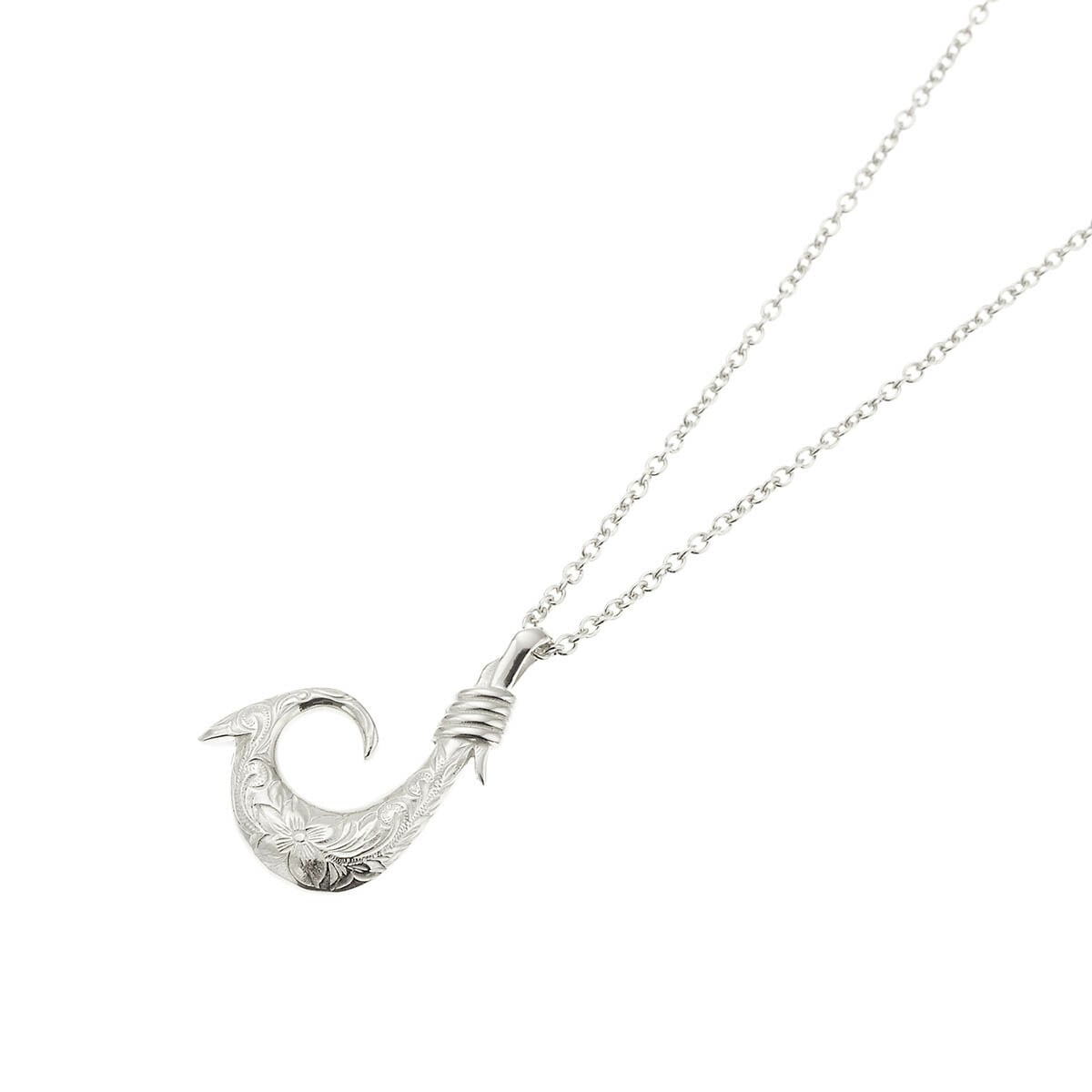 ネックレス ハワイアンジュエリー メンズ サージカルステンレス316L フィッシュフック