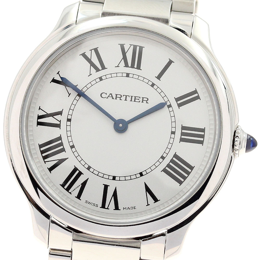 カルティエ CARTIER WSRN0034 ロンドマスト ドゥ カルティエ 36MM クォーツ ボーイズ 良品 保証書付き_898726【中古】