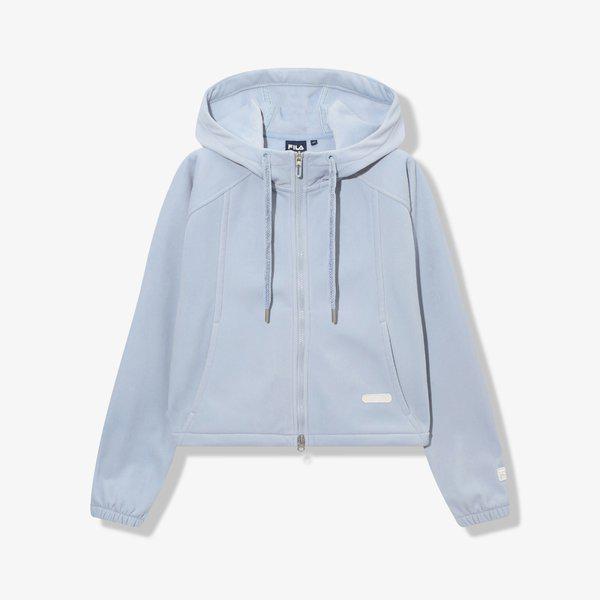 [FILA] ベロア コーデュロイ 起毛 フード ジップアップ (FS254FT02F004_442)