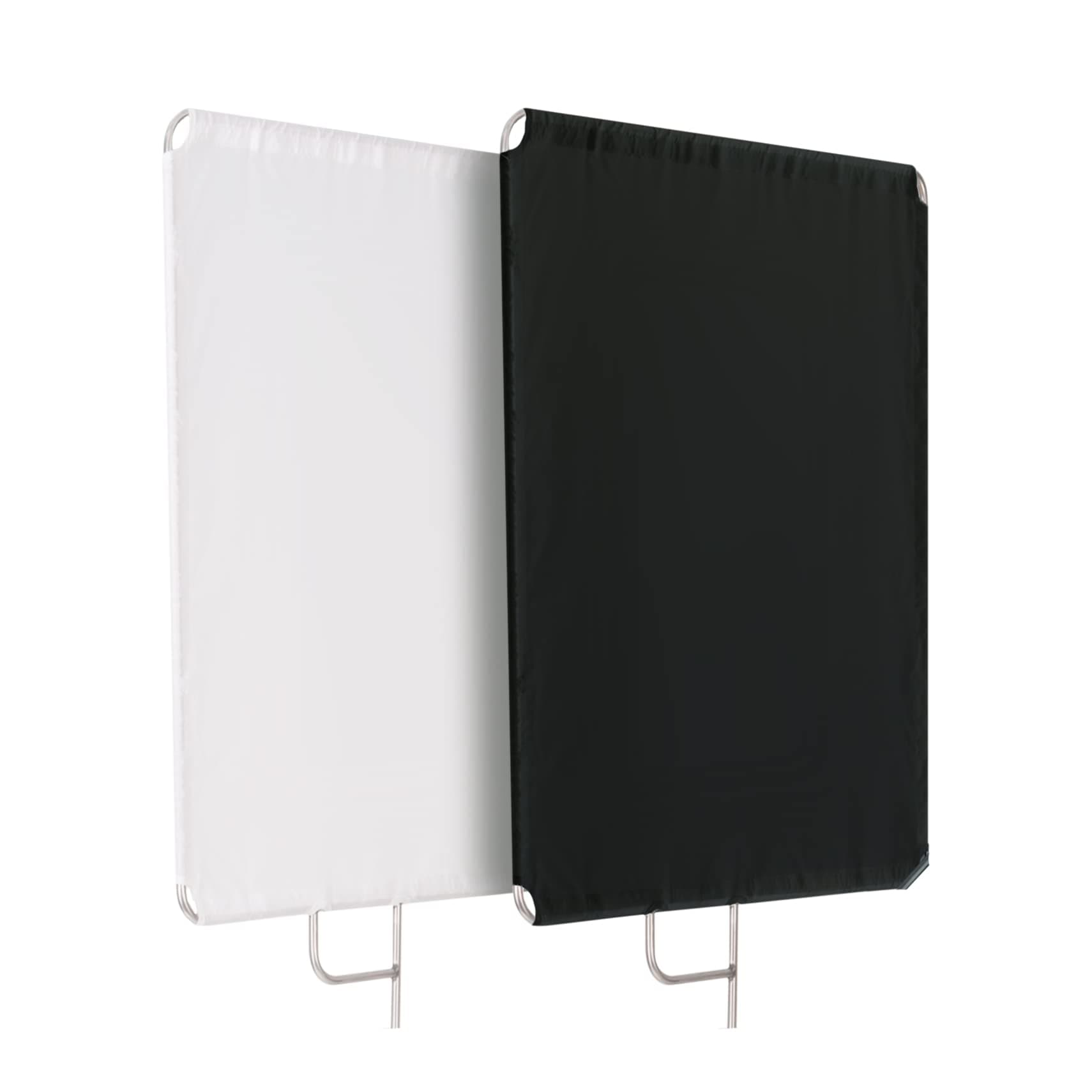 Selens 撮影用 フラッグパネル レフ板 45x60cm ディフューザー+ブラックリフレクターキット ステンレス製 撮影フラッグ 取り外し快速 スタジオ撮影 写真照明反射器 ポートレート インタビ