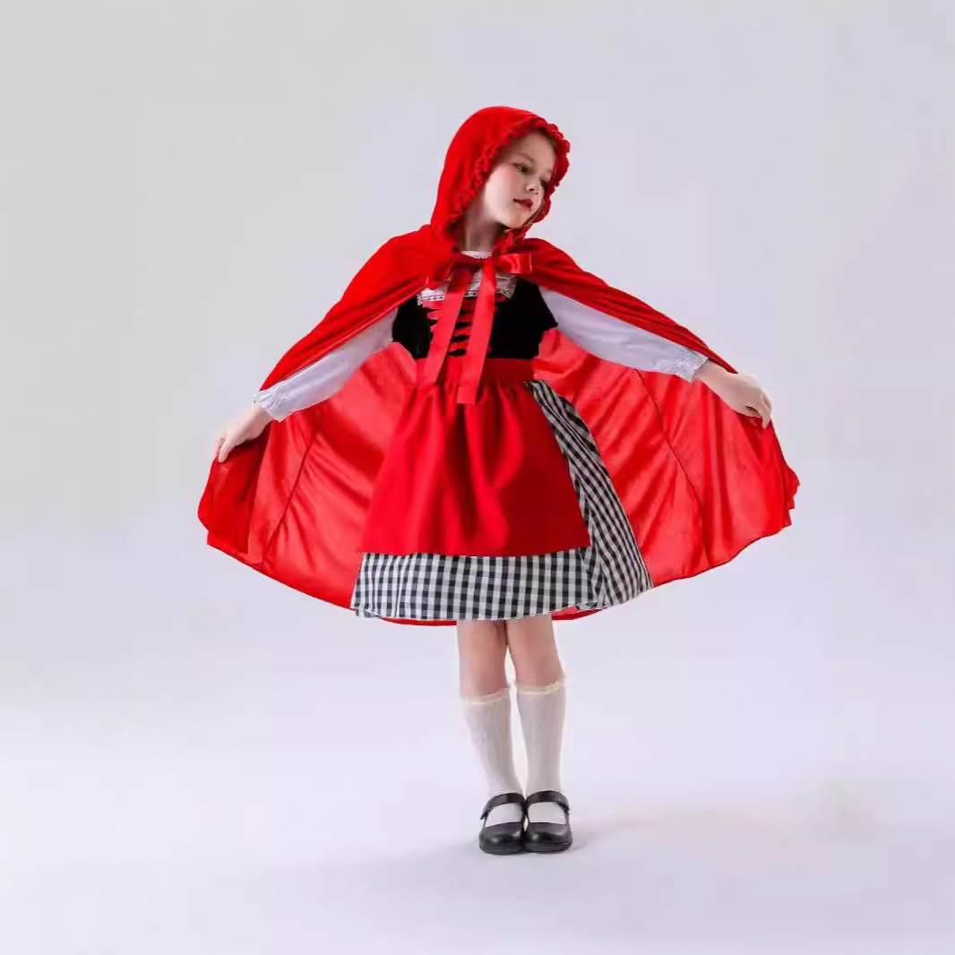 3点セットコスプレ 赤ずきんちゃん ワンピースセット 子供 仮装 大人 女性 天使 デビル ジュニア レディース ハロウィーン衣装 赤色 ワンピース セクシー 可愛い 変装