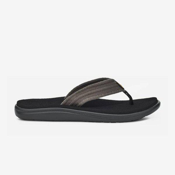 [TEVA] 男性コットン素材フリップフロップ ビーチサンダル Voya Canvas Flip STVM2312670-DRI