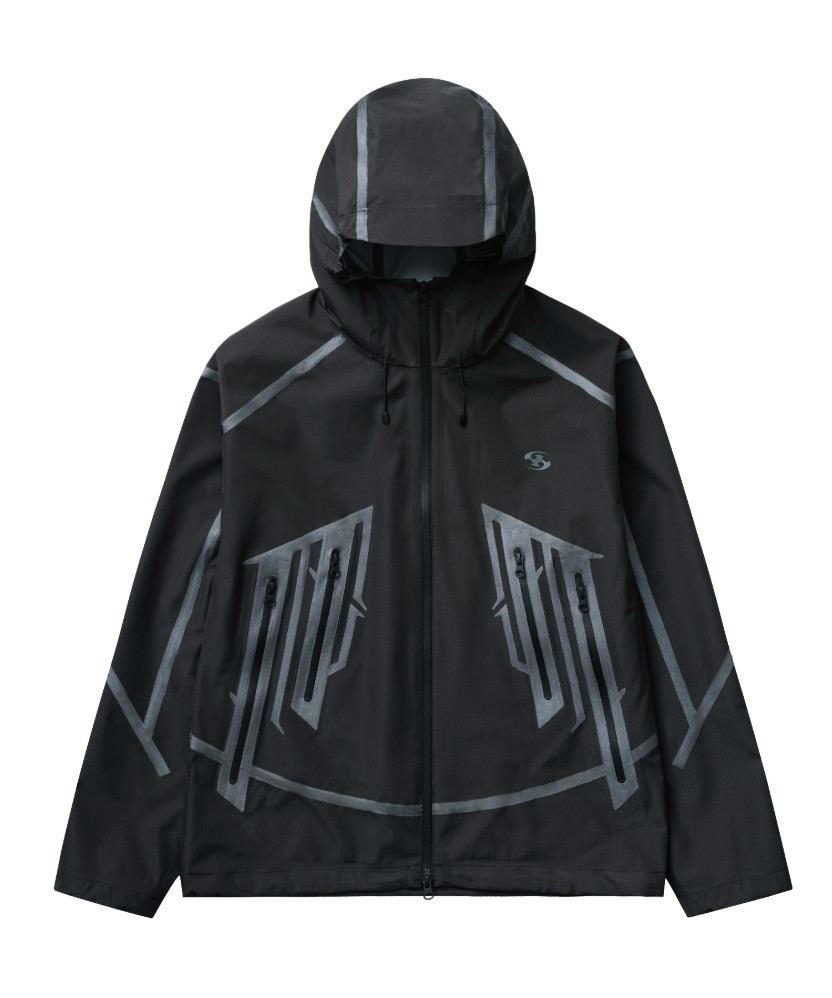 【SANSANGEAR】 25FW 3L TAPED JACKET : BLACK
