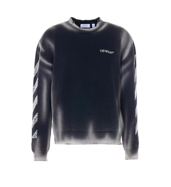 OFF WHITE Men Sweater OMHE20US26KNI003 0001 Black