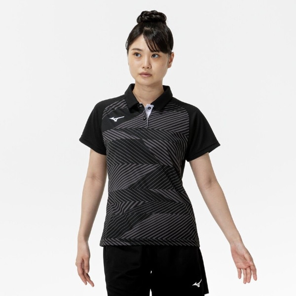 ミズノ MIZUNO ゲームシャツ ラケットスポーツ 半袖 レディース 62JAC22309