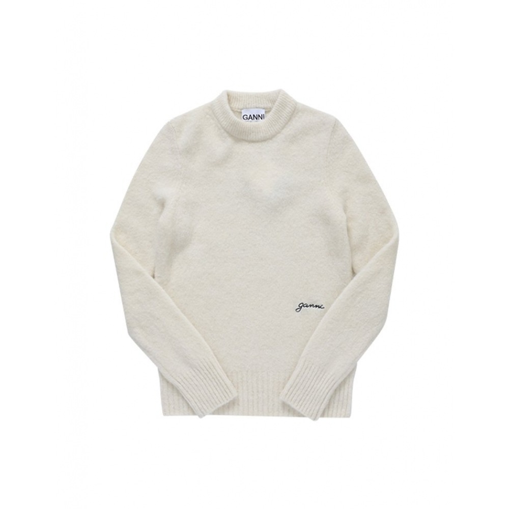 ガニニット K2104 135 起毛アルパカリディースニット当日出荷