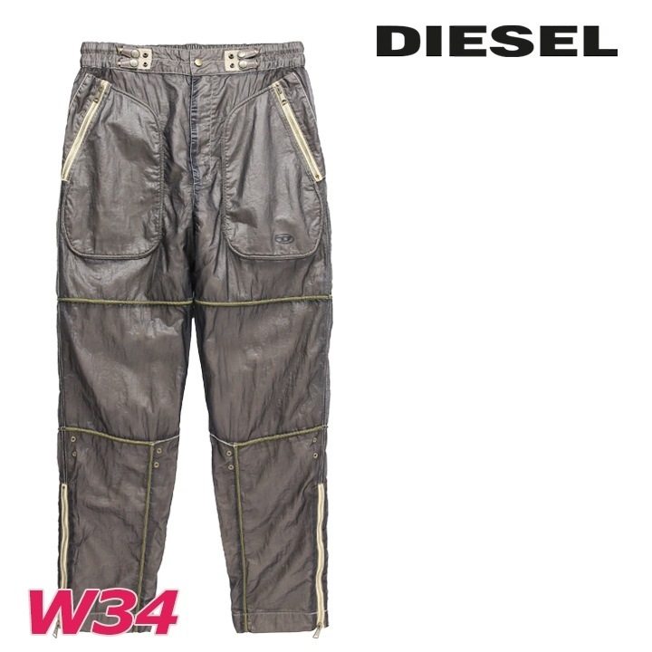 ストレートパンツ メンズ P-U25 シースルーオーガンジー ダブルシェル die-m-p-f4-127