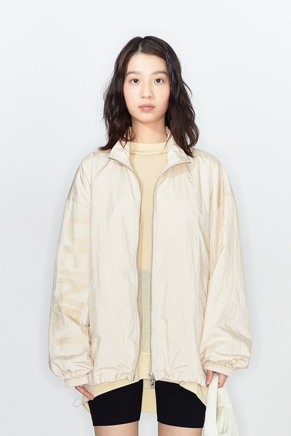DEINET】 DEINET LOGO JUMPER : BEIGE
