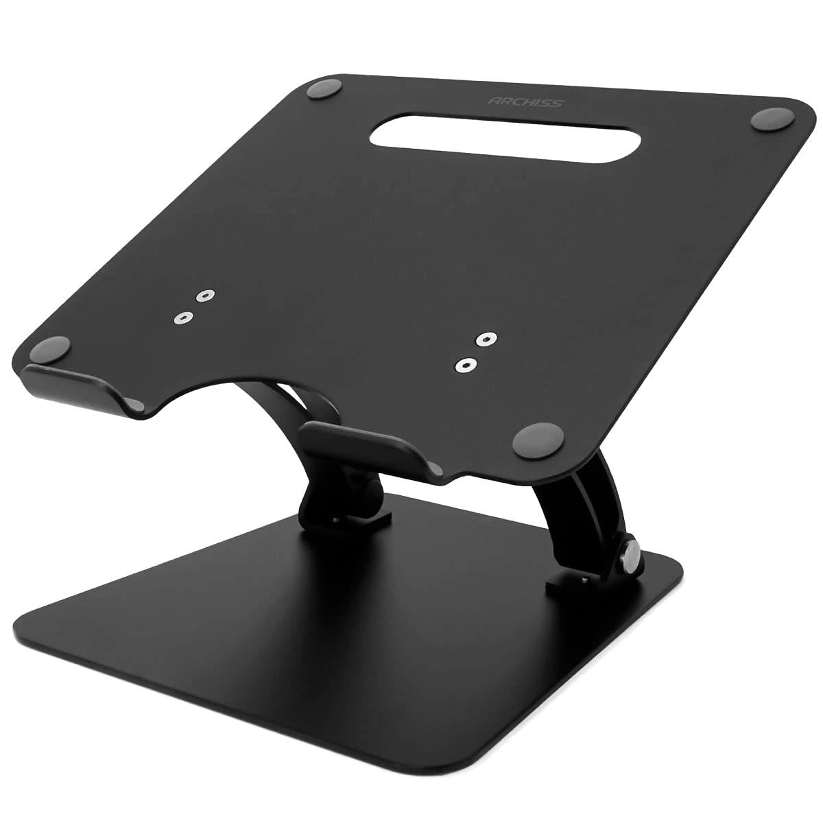 ARCHISS ノートパソコン タブレット アルミスタンド LIFT UP-STAND BY ME ブラック AS-LUBM-BK