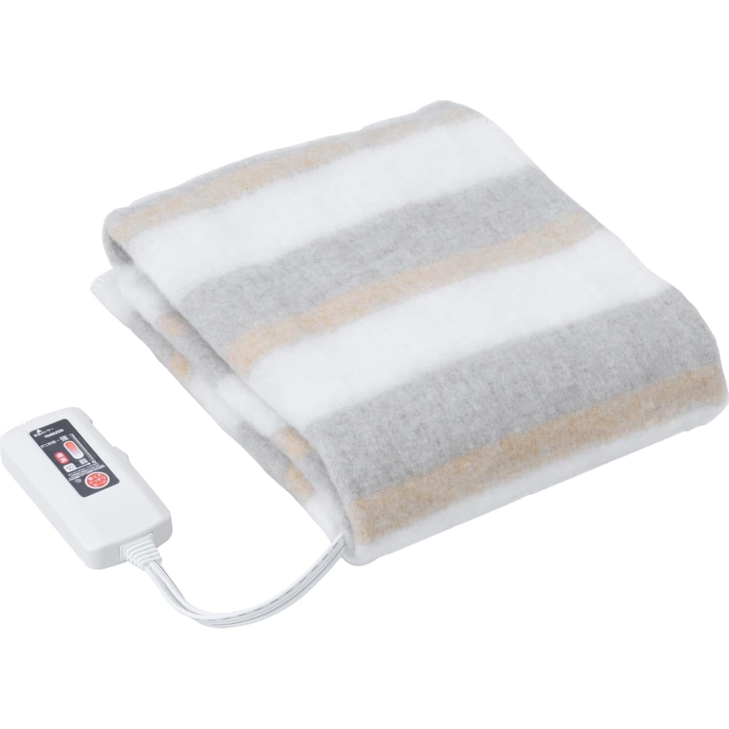 [山善] 電気毛布 敷き 電気敷毛布 140×80cm シングル 洗える タイマー付き 省エネ 抗菌 防臭 ダニ対策機能 室温センサー YMS-PTS41