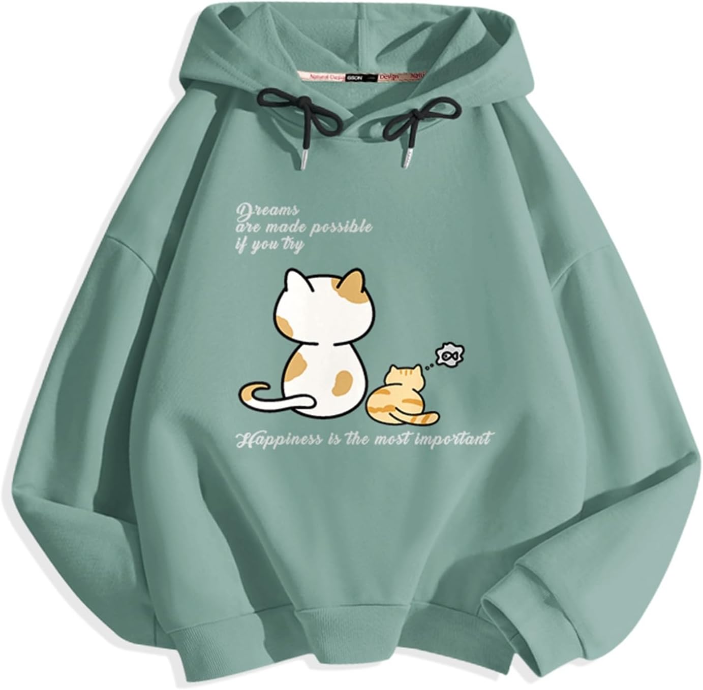 パーカー 男女兼用 フード付 猫柄 春秋服 長袖 プルオーバー 可愛い カジュアル フードパーカー 厚手 気持ちいい 快適 プルパーカー 個性的 スウェット 通勤 スポーツ 旅行 贈り物 上 8,536円