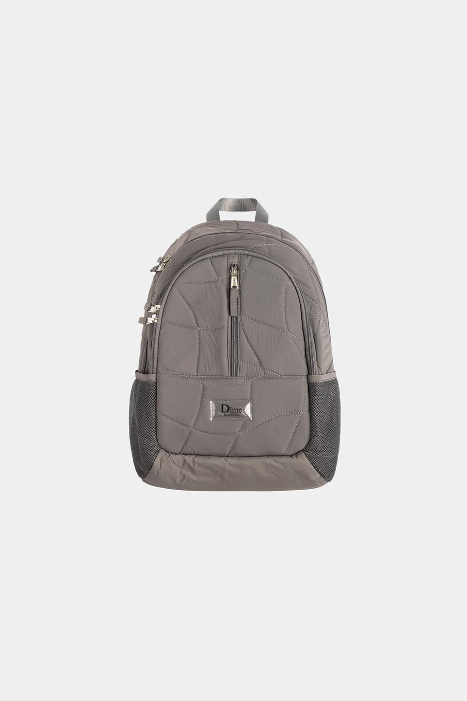 【DIME】 QUILTED BACKPACK : CHARCOAL
